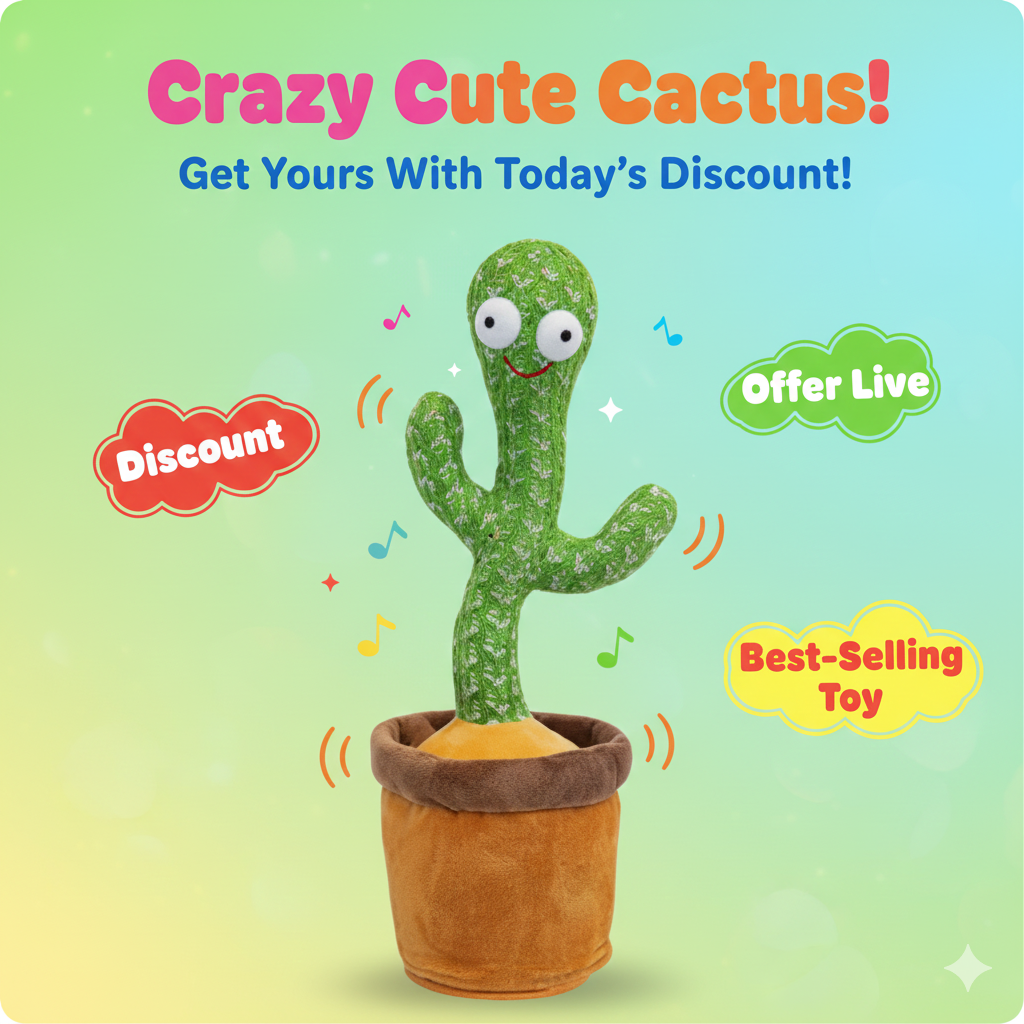 Dancing & Talking Cactus Toy