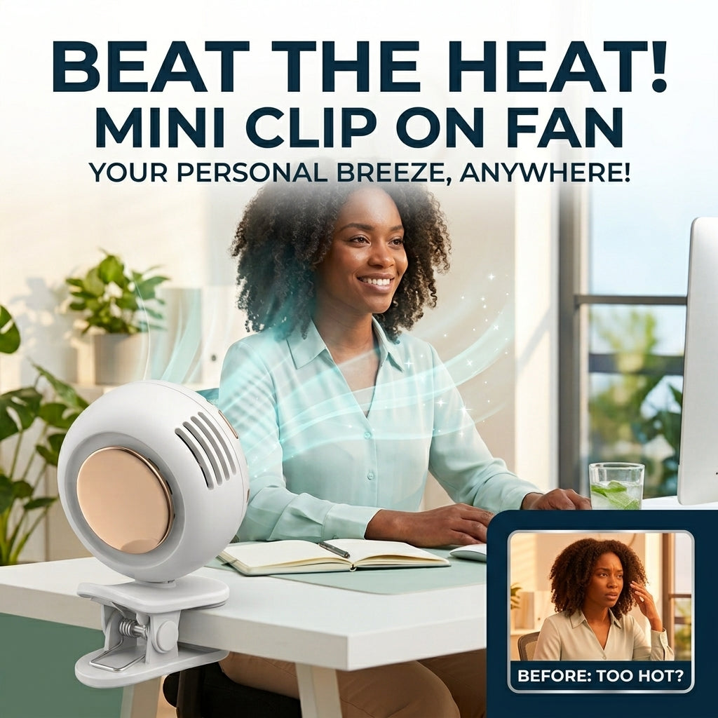 The Mini Clip On Fan
