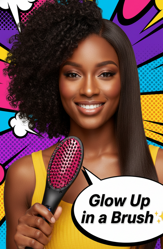 Hair Brush Straightener Straight and Shine ™
