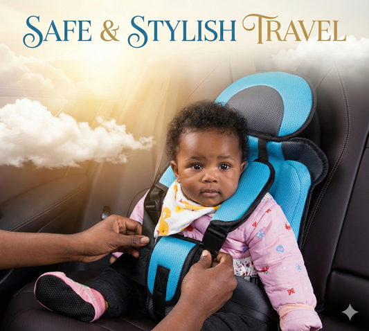 Foldable kids car seat