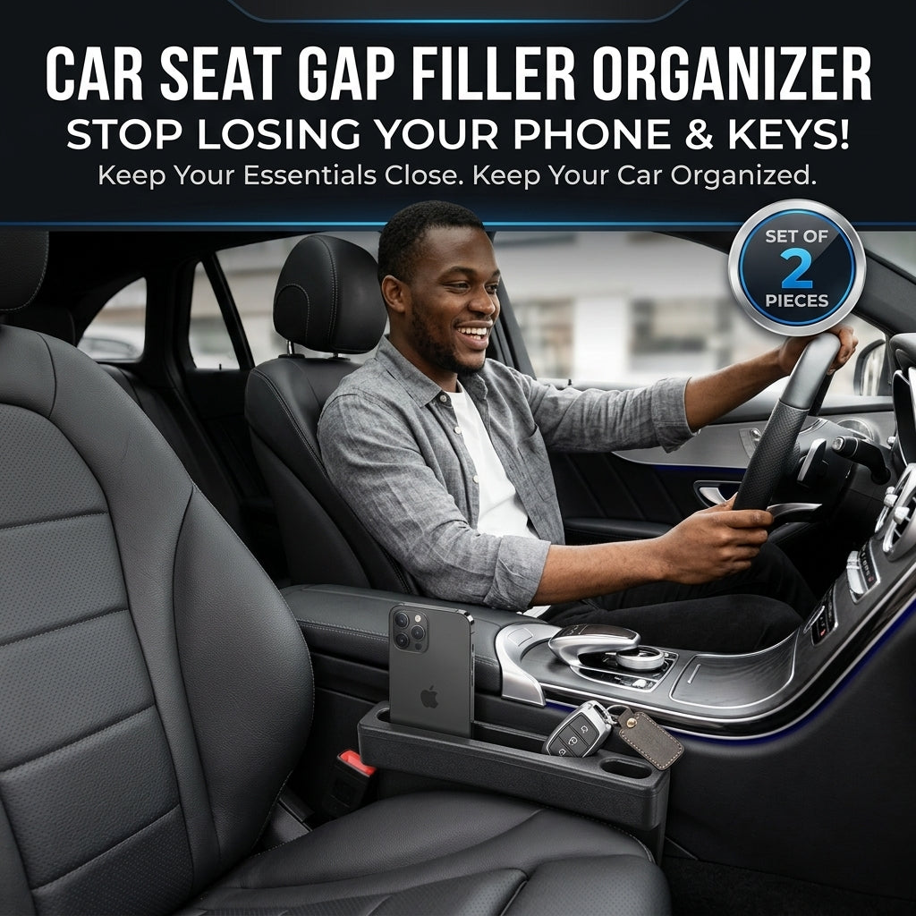 Car Seat Gap Filler Organizer