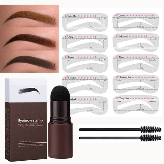 Eyebrow Stamp Stencil Kit ( 10 Shapes )